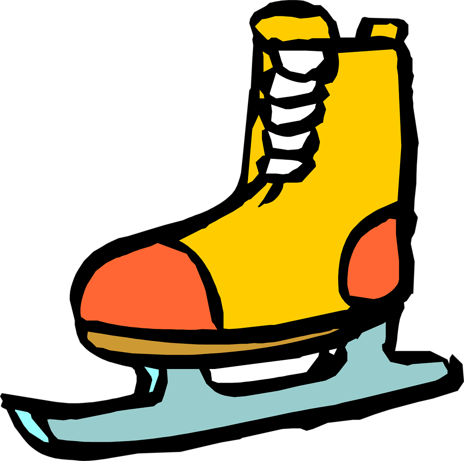 958x952 Shoe Clipart Ice Skating