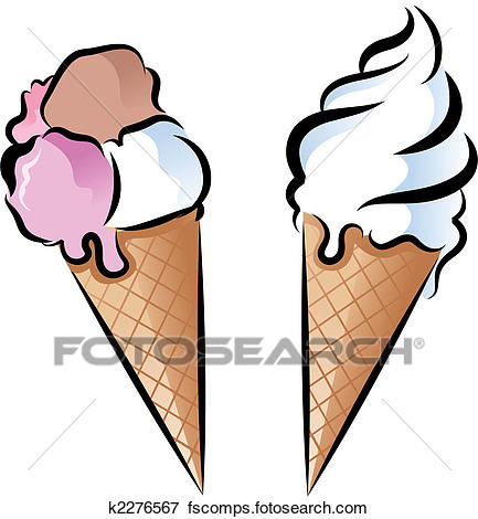 433x470 Clip Art Of Ice Cream K2276567
