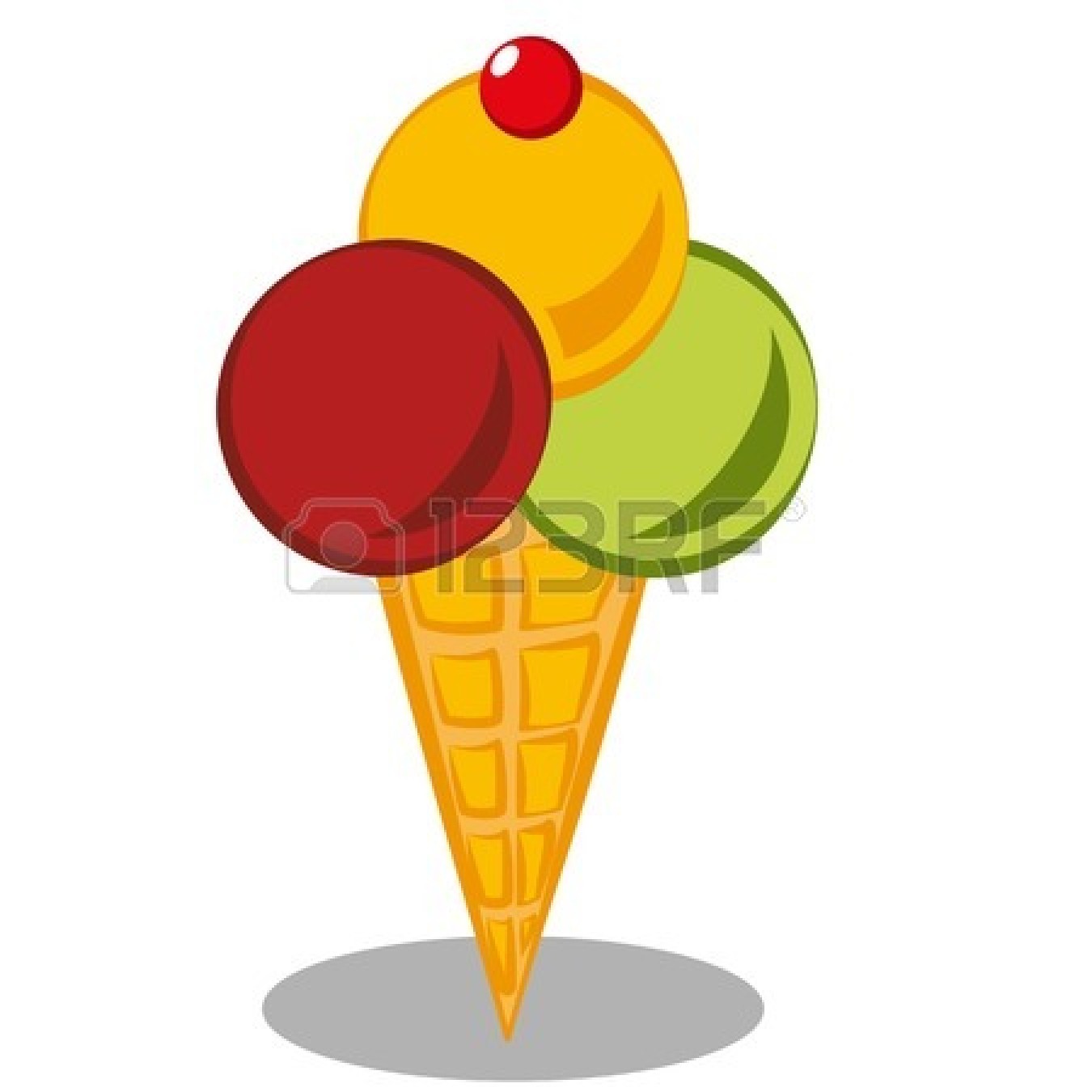 1350x1350 Cone Clipart Ice Cream Sprinkle