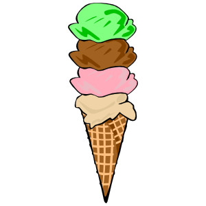 300x300 Free Clipart Ice Cream Cone