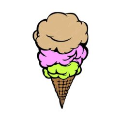 250x250 Hard Hat And Cone C Clip Art