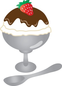 216x300 Sundae Clipart Image