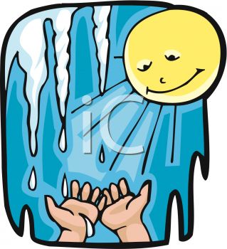 319x350 Cartoon Icicle Clipart
