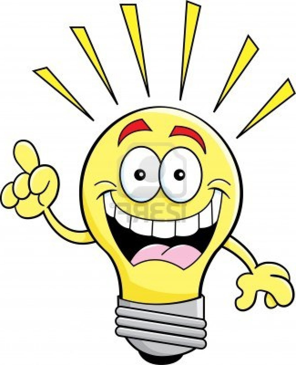 975x1200 Light Bulb Clipart Thinking
