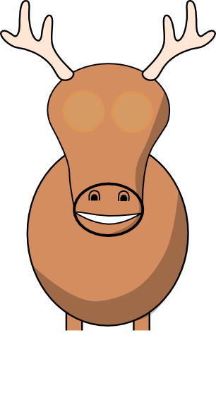 306x594 Reindeer Still No Idea Clip Art