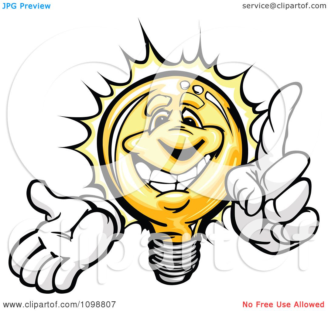 1080x1024 Clipart Smart Yellow Light Bulb With A Bright Idea