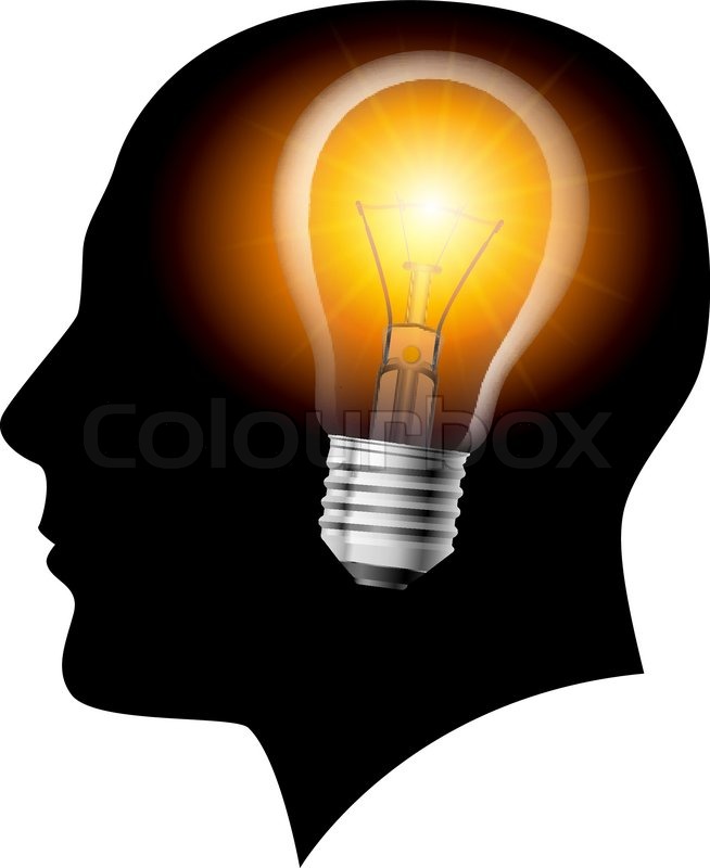 654x800 Creative Ideas Light Bulb Concept Stock Vector Colourbox