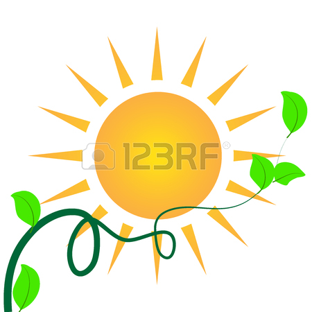 450x450 Sun Sea Waves Identity Card Logo Template Royalty Free Cliparts