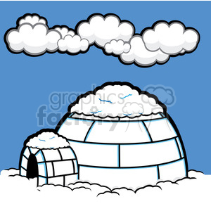 300x300 Royalty Free Vector Igloo 009 385520 Vector Clip Art Image