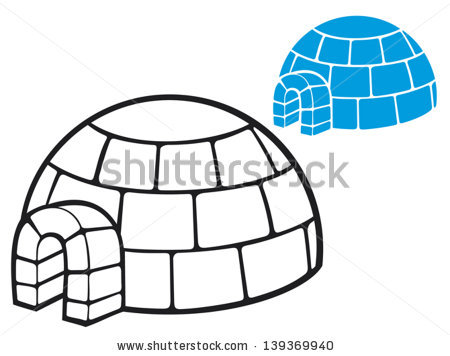 450x356 Illustration Of A Igloo Clipart Panda
