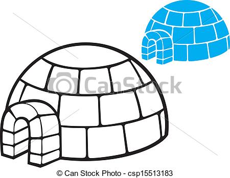 450x349 Cartoon Igloo Clipart