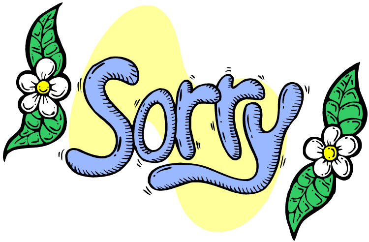 Im Sorry Clipart | Free download on ClipArtMag