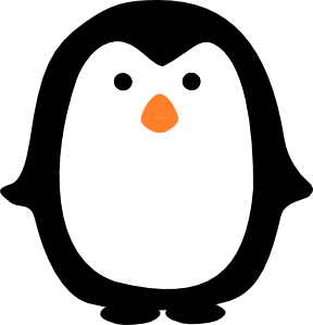 288x299 Penguin Clip Art