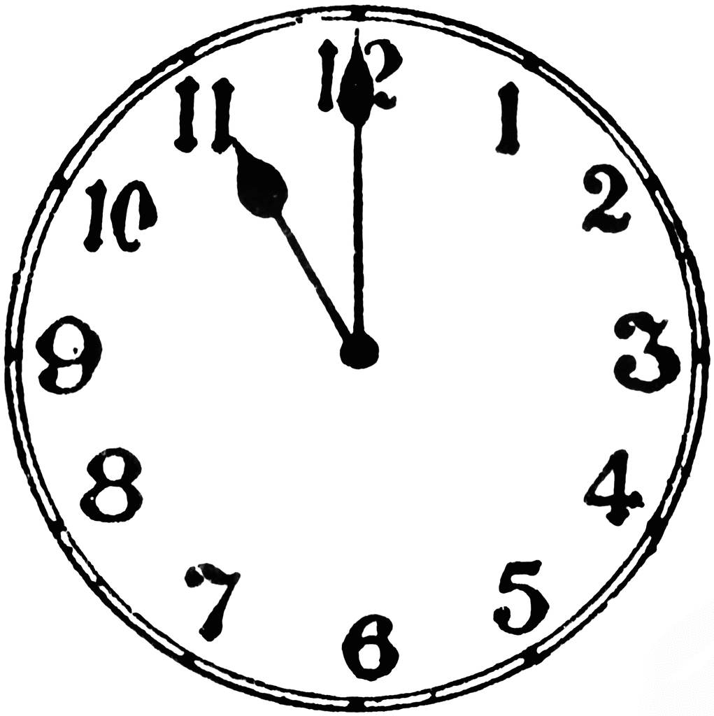 1021x1024 Cartoon Clock Clipart Clipart Kid