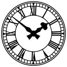 236x236 Clipart Clock Face