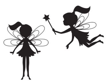 375x281 Fairy Clipart Silhouette