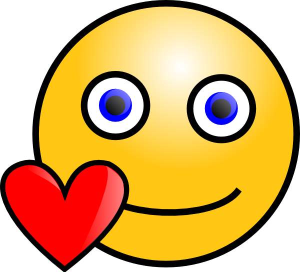 600x544 Love Clipart Smiley Emoticon