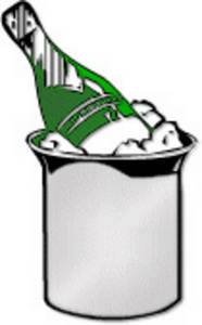 186x300 Clipart Picture Of A Bottle Of Champagne In An Ice Bucket