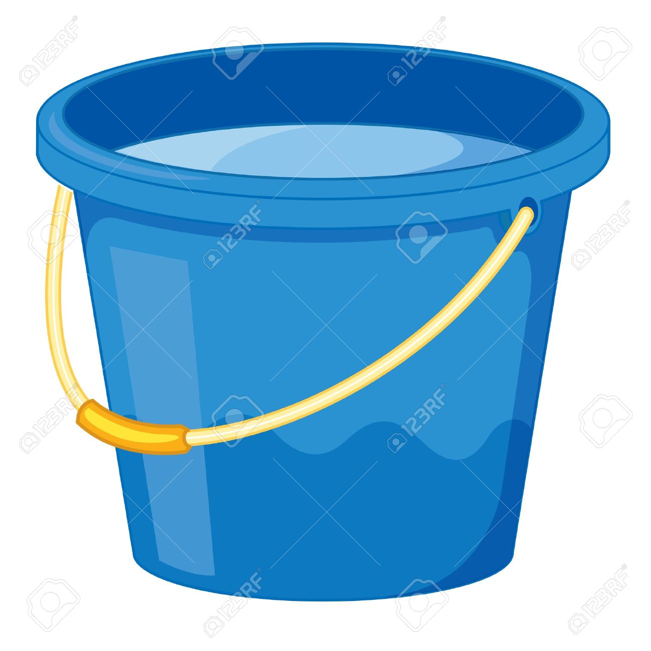 1300x1300 Clipart Style Cartoon Of A Bucket Royalty Free Cliparts, Vectors