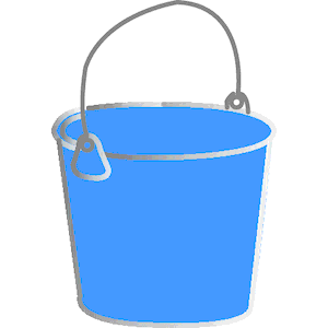 300x300 Empty Bucket Clipart