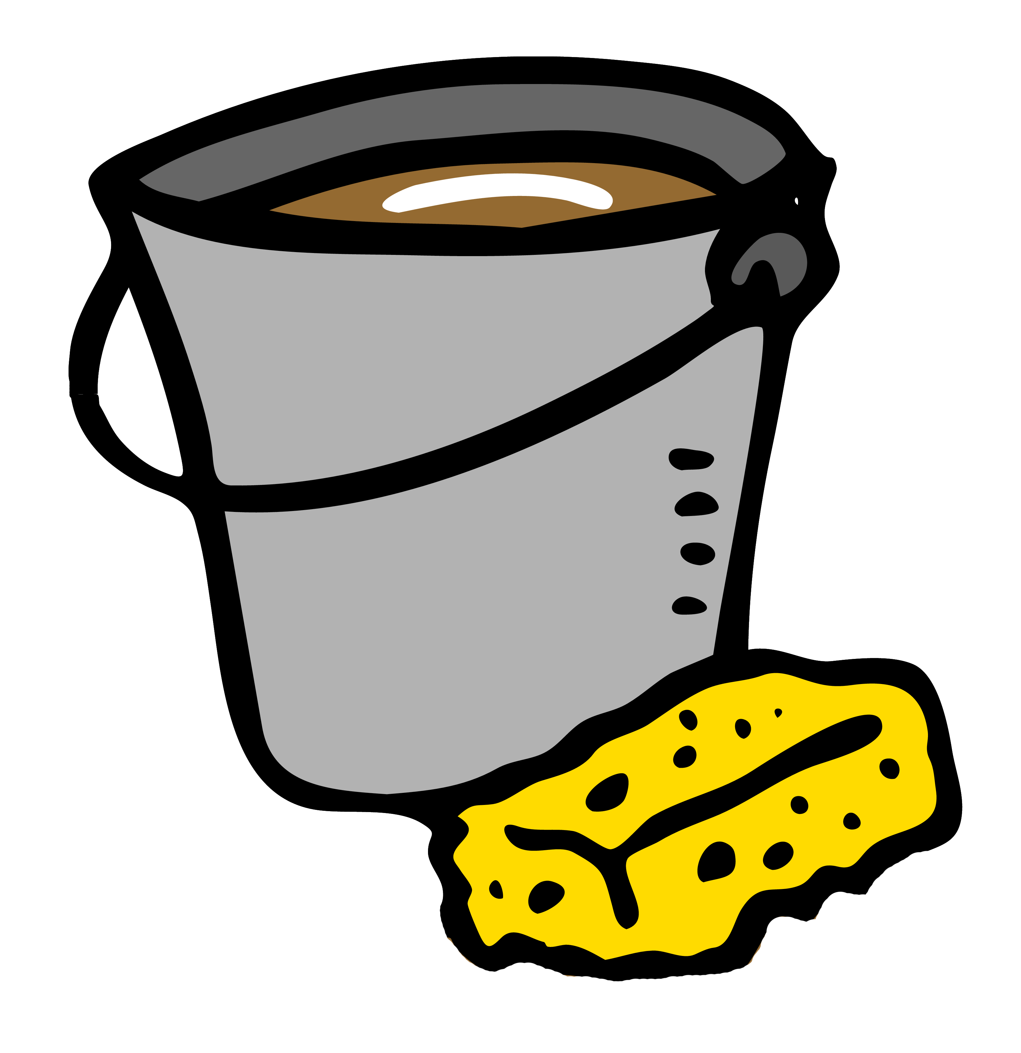 3292x3396 Minecraft Clipart Bucket Water