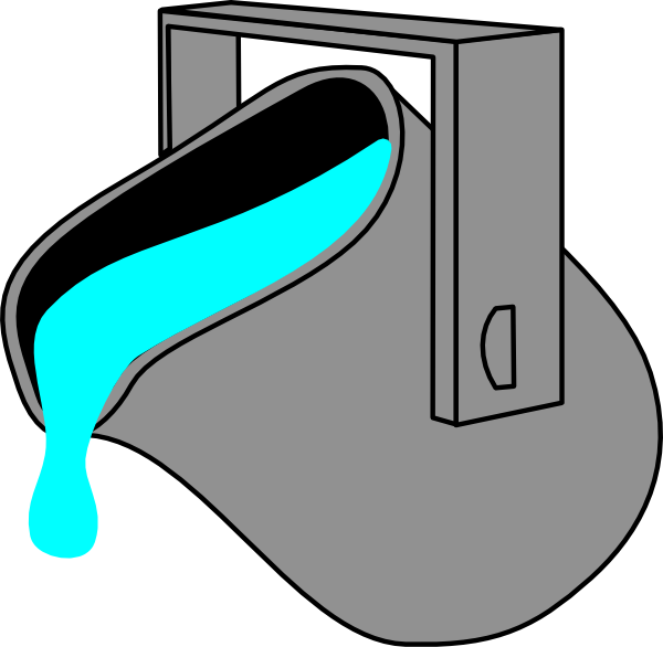 600x586 Paint Color 0255255 Bucket Clip Art