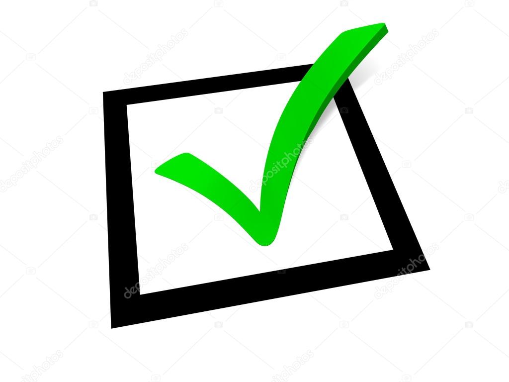 1024x768 Green Check Mark Stock Photo Threeart