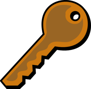 299x294 Clipart Of A Key