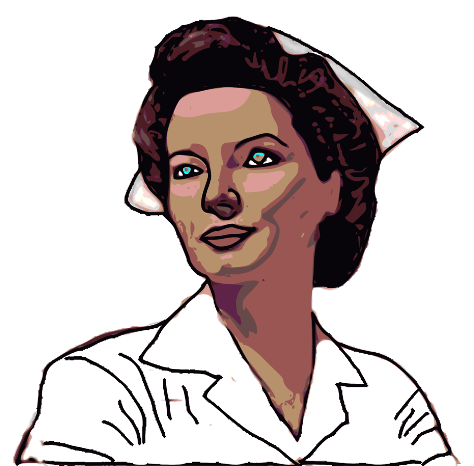 958x941 Public Domain Clip Art Image Illustration Of A Nurse Id