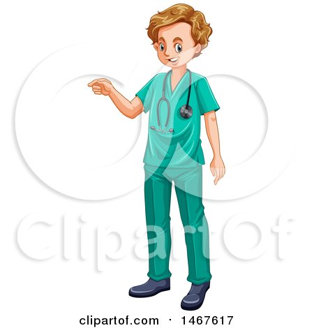 450x470 Royalty Free (Rf) Male Nurse Clipart, Illustrations, Vector