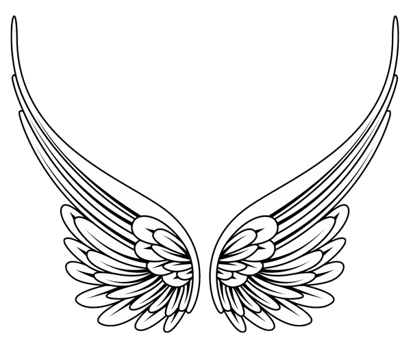 600x497 Image Of Angel Wing Clipart 1 Free Clipart Angel Wings