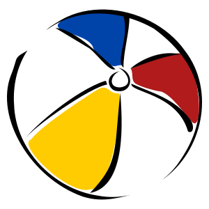 300x300 Beach Ball Clip Art Download