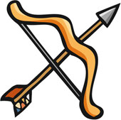 170x169 Bow And Arrow Clip Art
