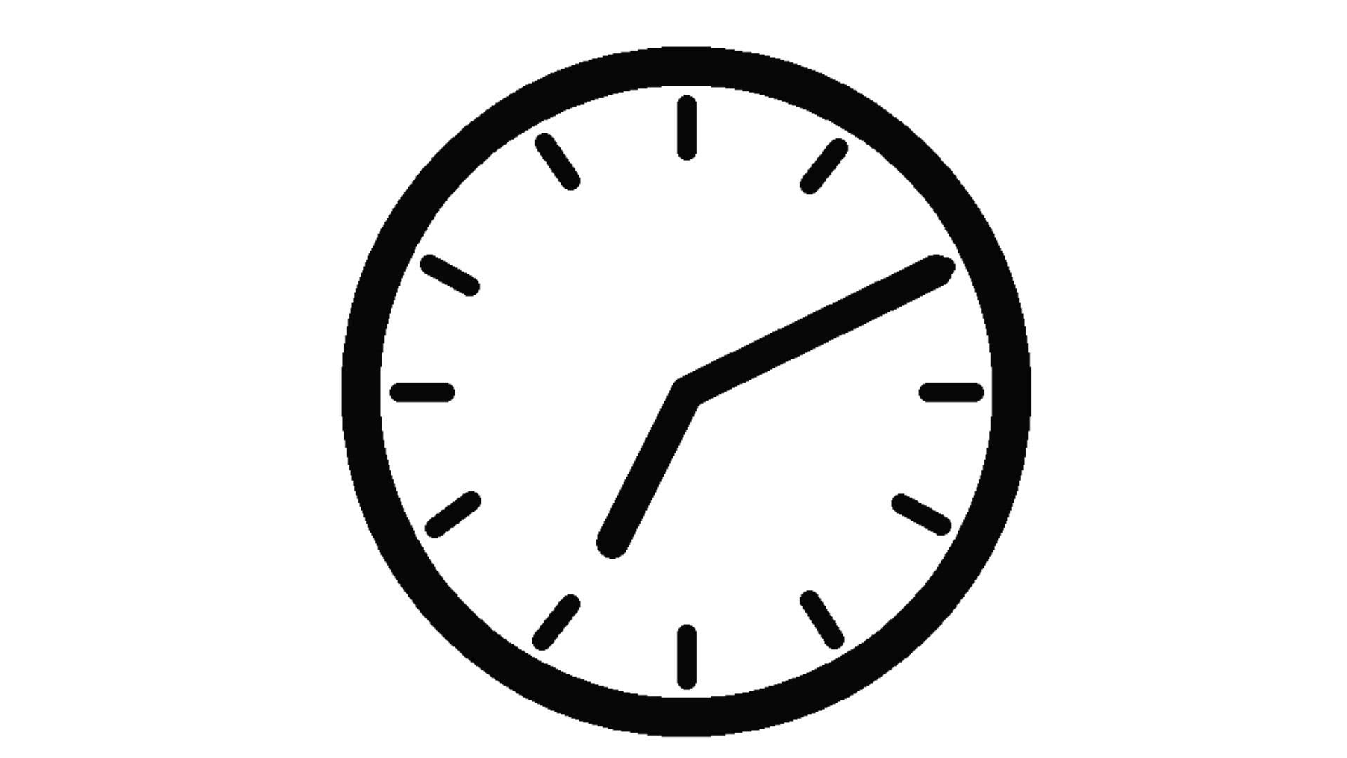 1920x1080 Clock Animation