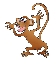 190x209 Funny Monkey Drawings