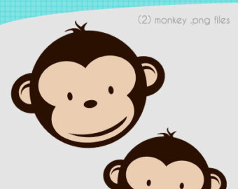 340x270 Girl Monkey Face Clipart