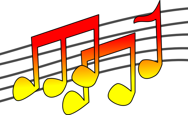 600x367 Musical Notes Clipart Image