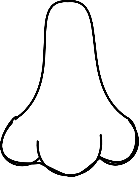 468x595 Nose Clipart