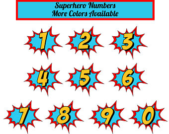340x270 Numbers Clipart Etsy