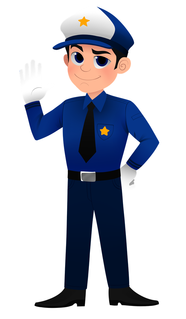 600x1030 Clip Art Police Officer Uniform Clipart Kid