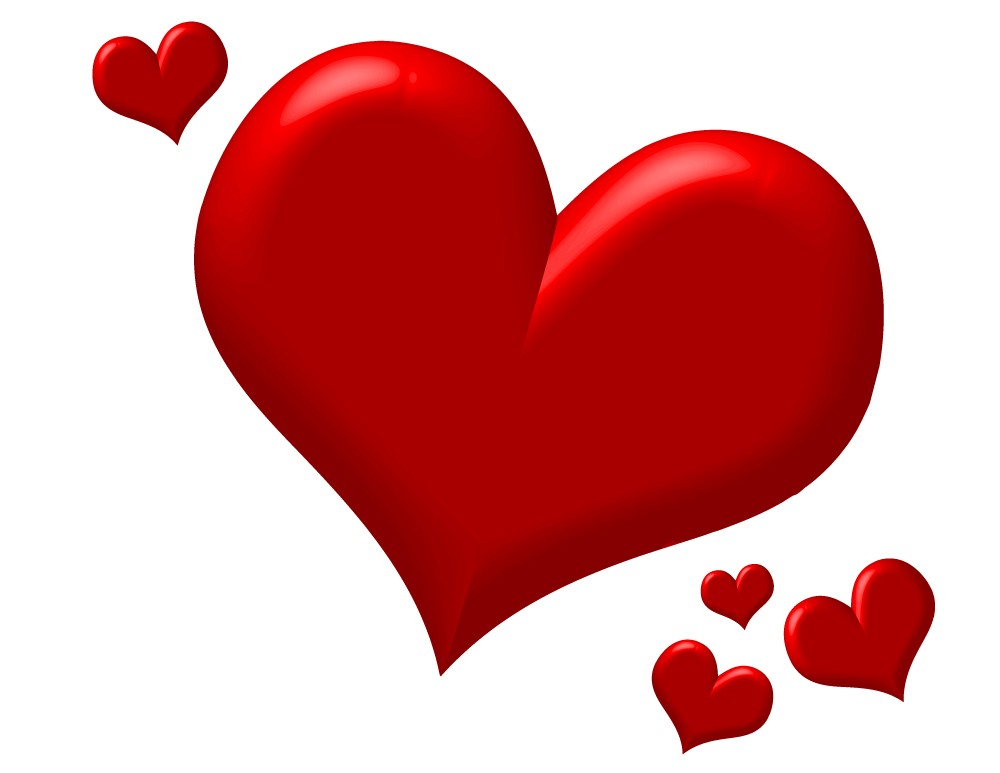 1000x773 Red Heart Clip Art