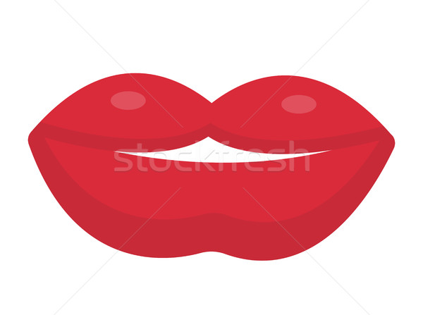600x447 Red Lips Stock Vectors, Illustrations And Cliparts Stockfresh