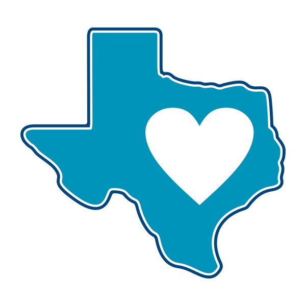 600x600 Texas Heart Flag Cuttable Design
