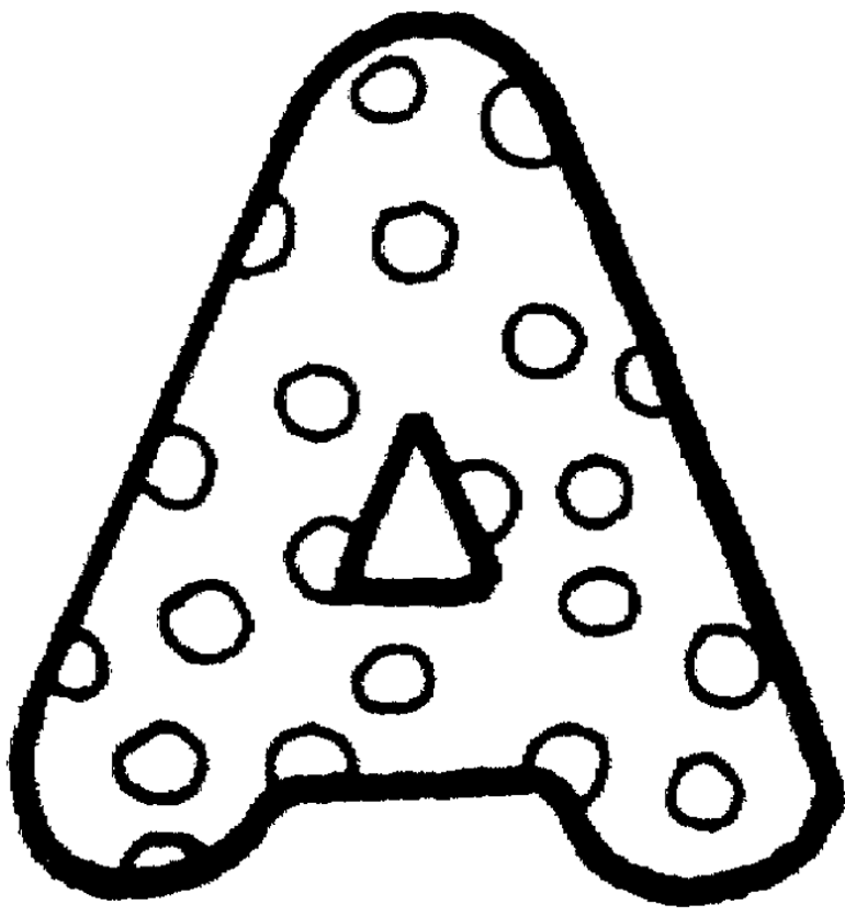 770x834 Letter A Alphabet Letter Vector Clip Art