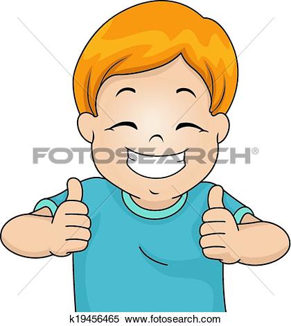 420x470 Boy With Thumbs Up Clipart