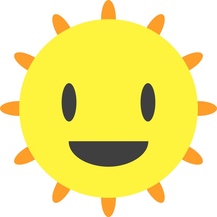 830x830 Sunshine Clipart