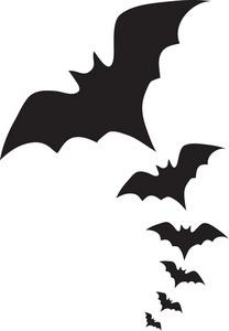 208x300 Vampire Bats Clipart Image