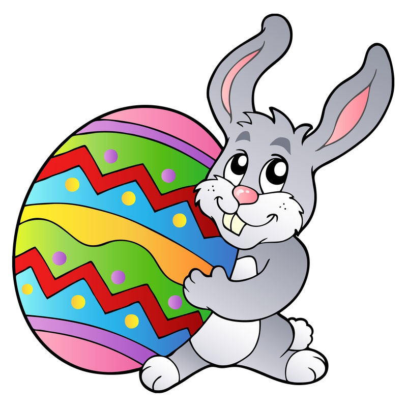 800x800 Lucky Easter Bunny Clipart