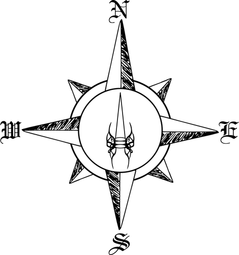 470x500 Retro Compass Public Domain Vectors