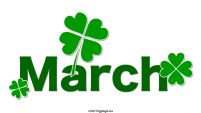 201x113 March Clip Art Free